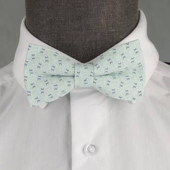 Бабочка мужская с платком 0273