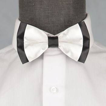 Бабочка мужская с платком 0058