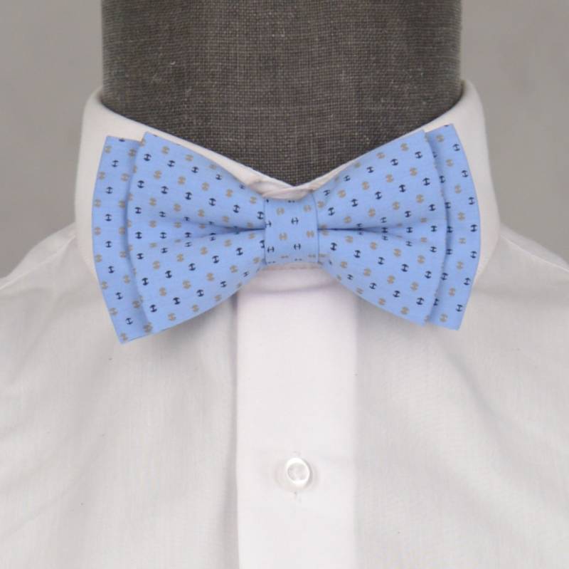 Бабочка мужская с платком 0211-1